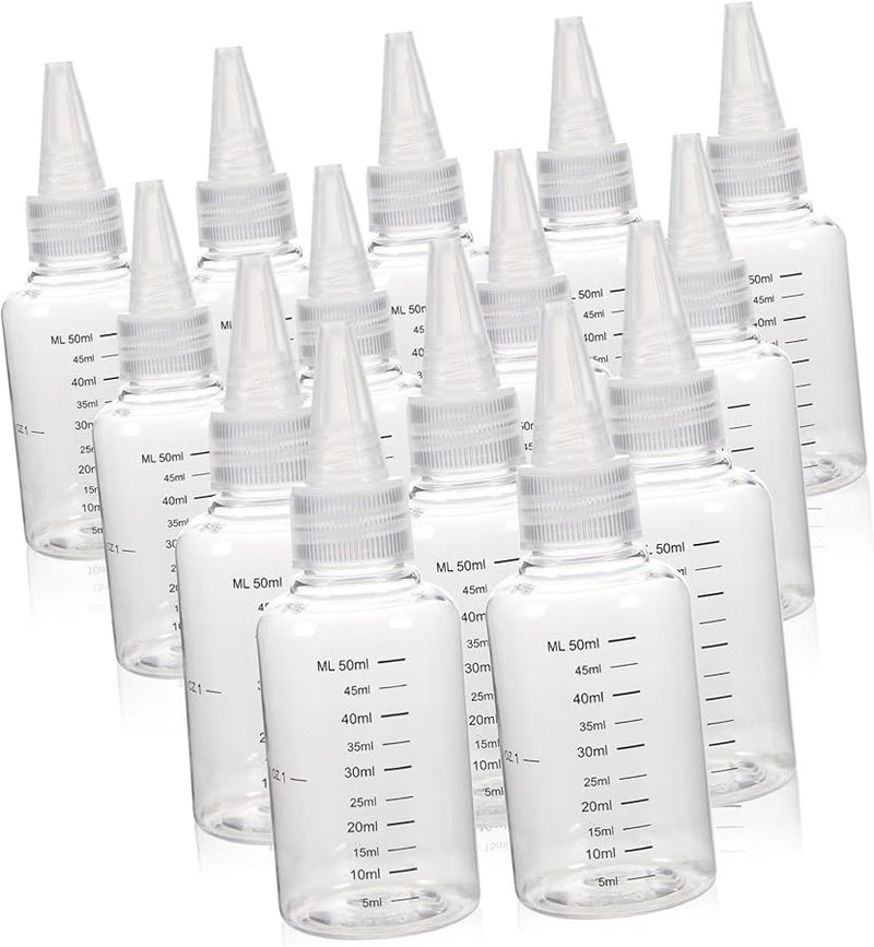 20Pcs Leakproof Essential Oil Travel Bottles With Dropper Tip And Scale Random Color - Image 1