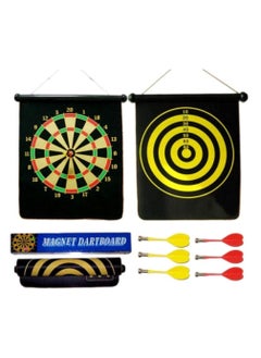 AIWANTO Magnetic Hanging Dart Board Set Double Sided Darts Plate Kids Games  - Image 1