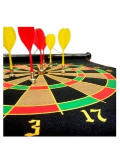 AIWANTO Magnetic Hanging Dart Board Set Double Sided Darts Plate Kids Games  - Image 2