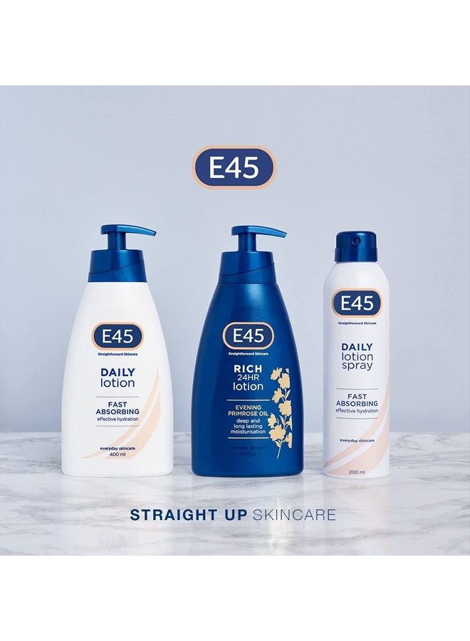 e45 Rich 24 Hours Moisturising Lotion, 400 ml - Image 5