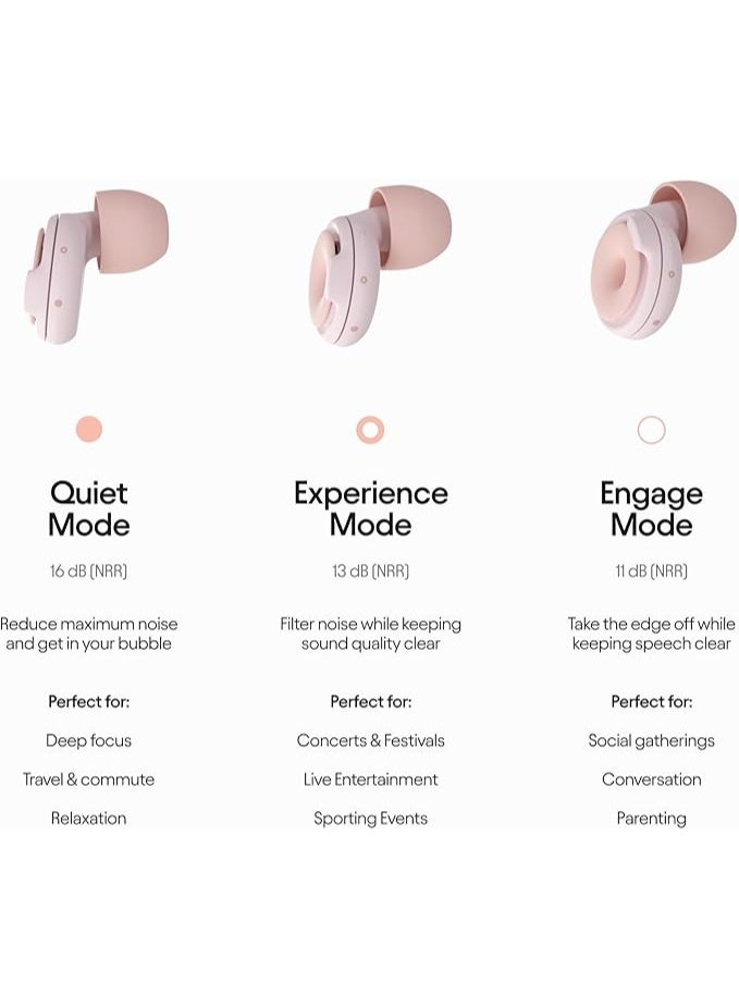 Loop Switch Earplugs – Multi-Mode Noise-Reducing Earplugs | Adjustable Passive Hearing Protection for Focus, Travel, Concerts, Socializing, Sports Events & Noise Sensitivity | Reusable Ear Protection - Image 3