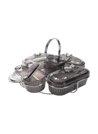 Acrylic serving set with an acrylic lid 4 pieces with a stand and 4 Forks - pzsku/ZE1D39C3FA8893C2837B5Z/45/_/1697633416/f9df07ac-db75-41c1-8276-114d7ea13eda