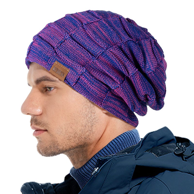 REDESS قبعة بوني من REDESS للرجال والنساء قبعات شتوية دافئة محبوكة سميكة - Image 5