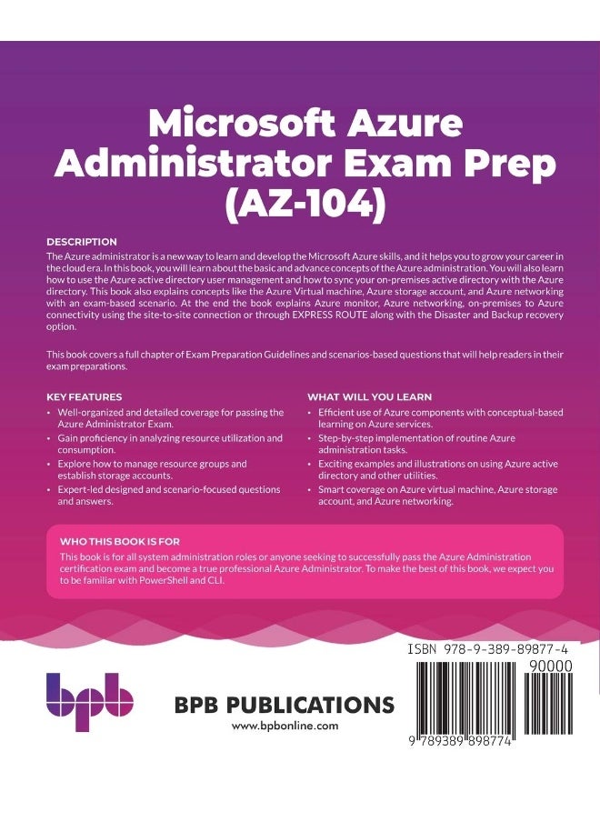 Microsoft Azure Administrator Exam Prep (AZ-104): Make Your Career with Microsoft Azure Platform Using Azure Administered Exam Prep (English Edition)  - Image 2
