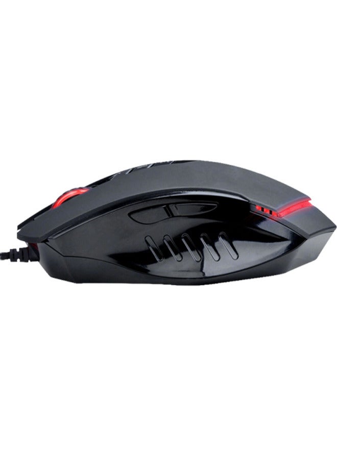 A4tech V8m Activated Edition, Blood Hand Phantom Gaming Mouse Wired, Macro Programming Mechanical Laptop Desktop Computer Fps Pubg Cf Large Hand Mouse, Black - Image 5