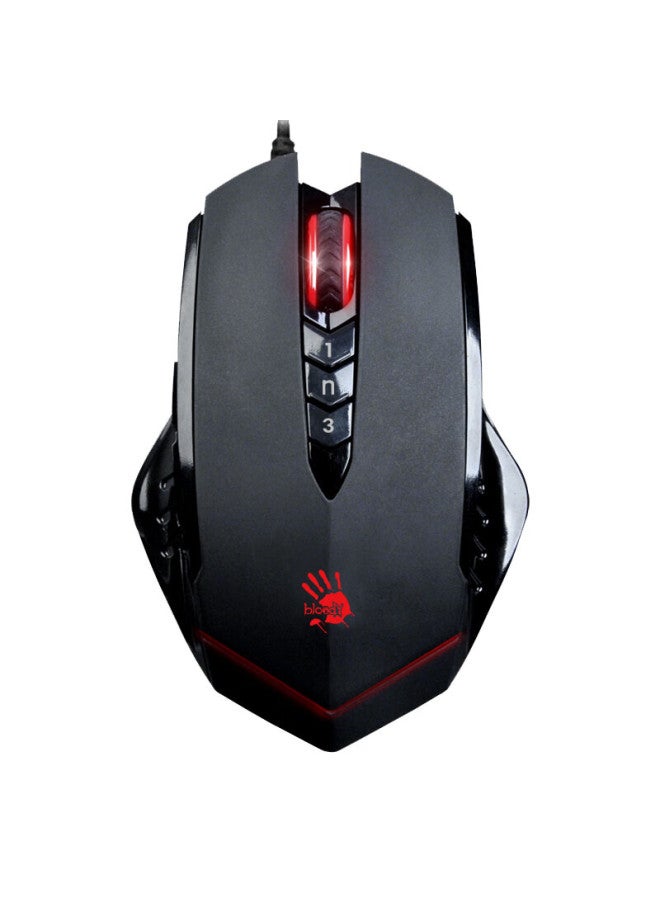 A4tech V8m Activated Edition, Blood Hand Phantom Gaming Mouse Wired, Macro Programming Mechanical Laptop Desktop Computer Fps Pubg Cf Large Hand Mouse, Black - Image 3