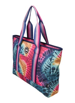 Tote Bag Multicolor Large Deep Shades of Tie Dye