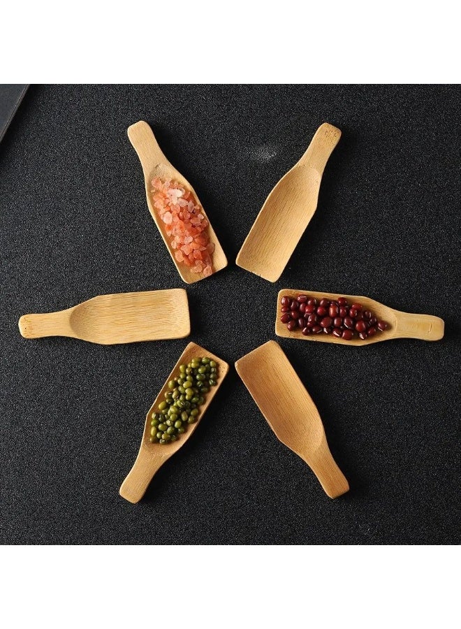 6-in-1 Wooden Spice Scoop with High Quality Bamboo Spoons - Image 3
