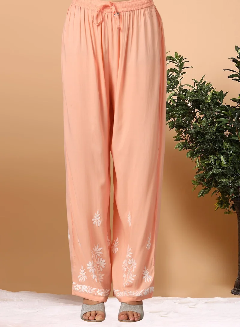 Alaya Women Hand Embroidered Chikankari Modal Kurta Set-AL3600KS