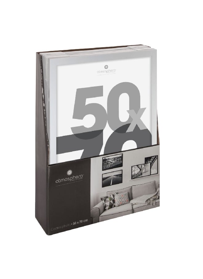 atmosphera Lise Wall Hanging Rectangular Photo Frame White 50 x 70 cm 148387B  - Image 2