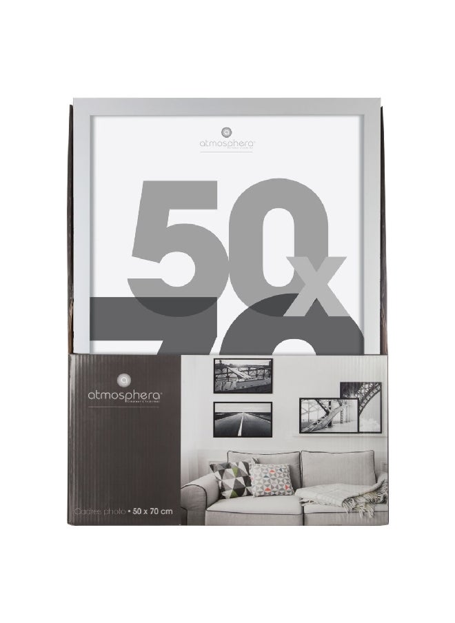 atmosphera Lise Wall Hanging Rectangular Photo Frame White 50 x 70 cm 148387B  - Image 3