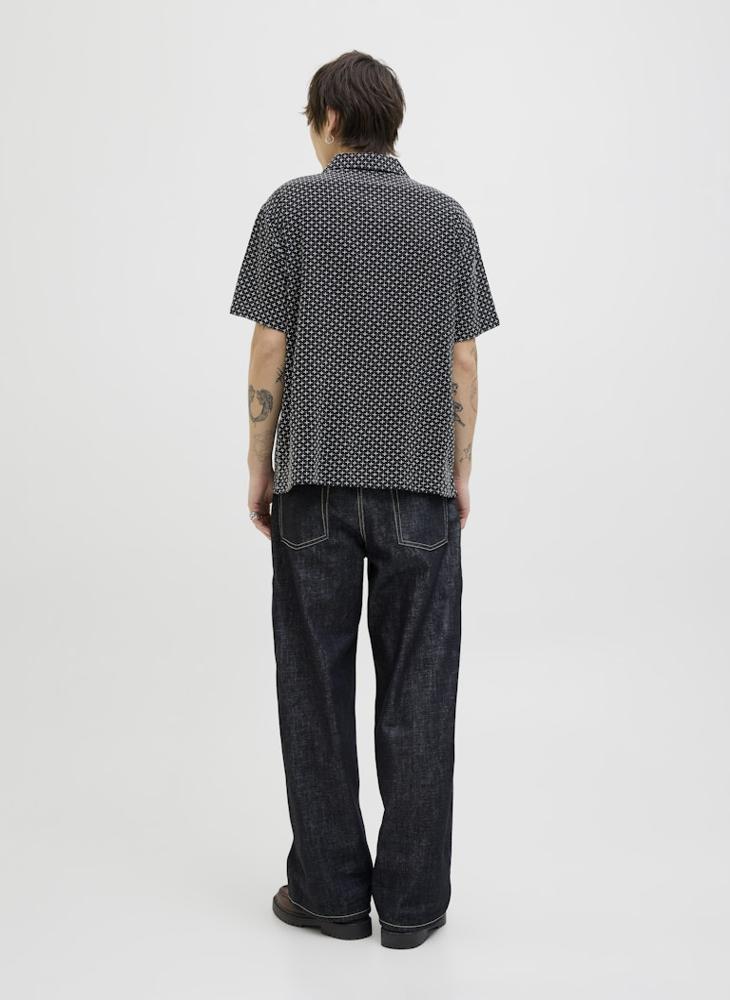 JACK & JONES Jorluke Acapulco Dobby Aop Regular Fit Shirt  - Image 2