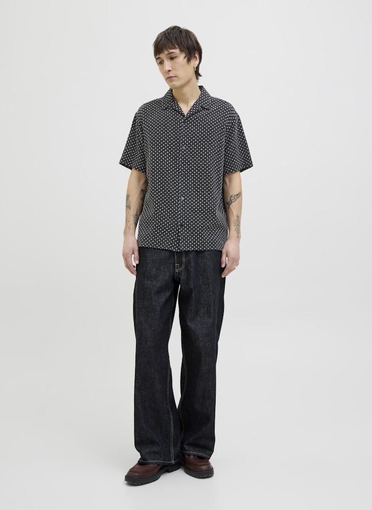 JACK & JONES Jorluke Acapulco Dobby Aop Regular Fit Shirt  - Image 4