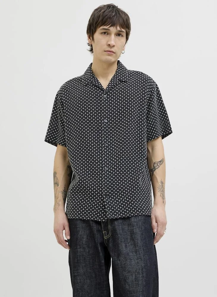 جاك اند جونز Jorluke Acapulco Dobby Aop Regular Fit Shirt