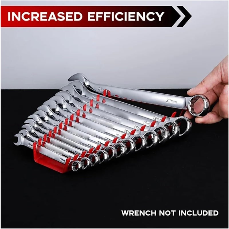 Magnetic Wrench Organizer Toolbox Holder Wrench Storage Rack, Accommodates Multiple Sizes Of Wrenches.(1pcs) - Image 2