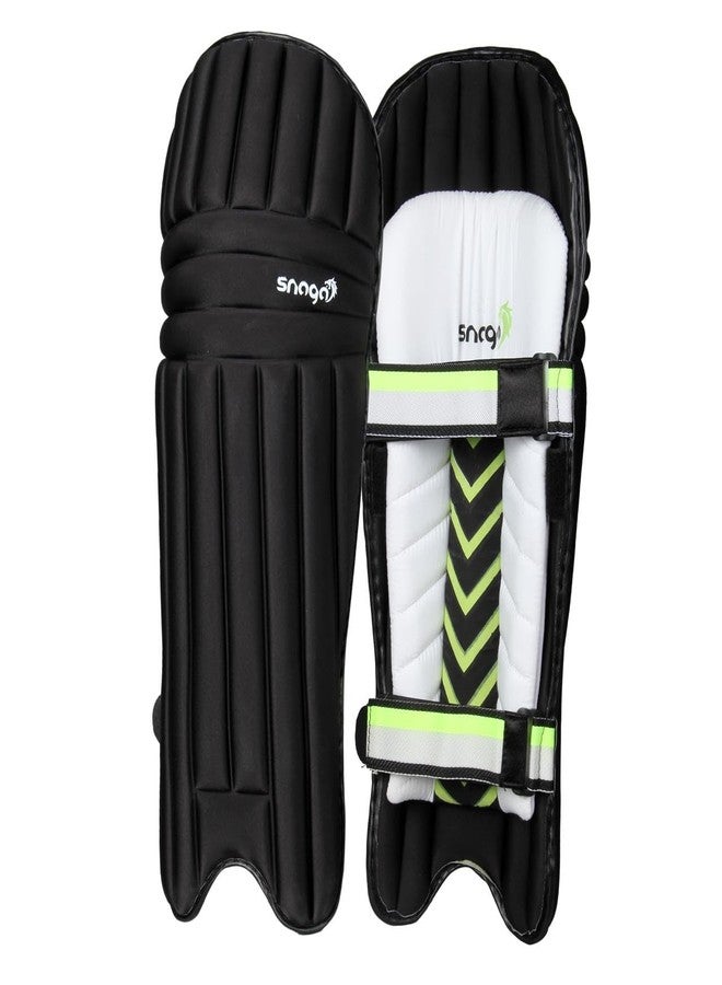 Snaga Cricket Batting Legguard RH Pad, Moulded (Black, Youth) - Image 1