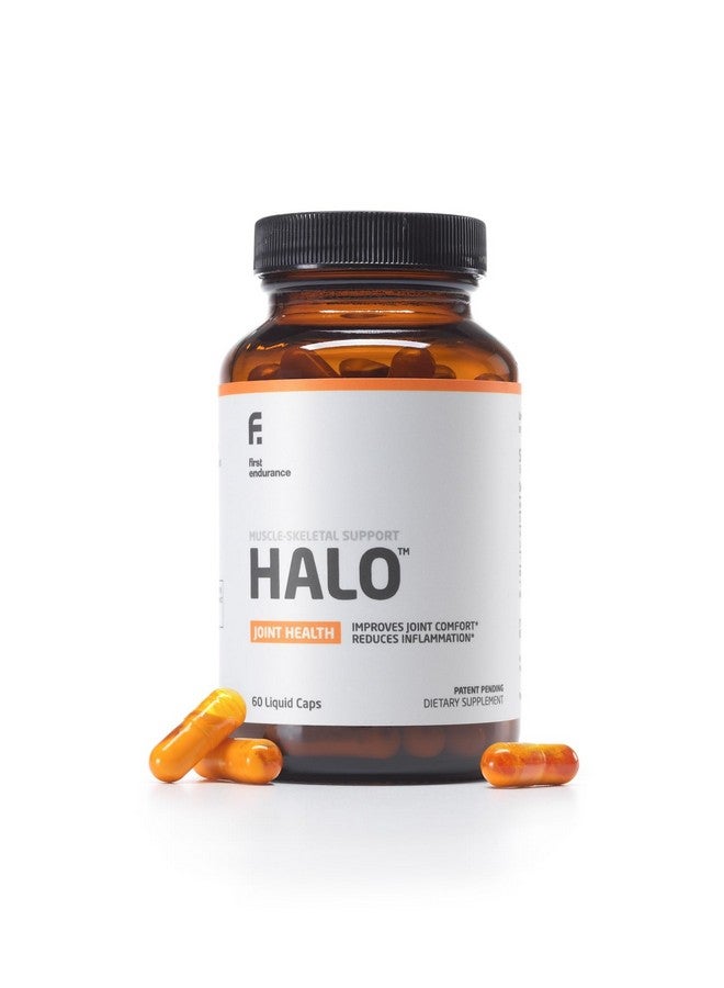 FIRST ENDURANCE Halo Joint Health Supplement - Krill Oil, Choline, Curcumin, Improves Joint Comfort, Accelerates Recovery, Superior Absorption Extra Strength Joint Support, 60 Liquid Capsules - Image 1