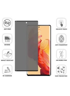 NAFO Galaxy Note 10 Plus  Privacy Screen Protector,DariusQ  9H Hardness Anti-spy Tempered Glass for Samsung Galaxy Note 10 Plus/Note 10+/Note 10 Pro Case Friendly Anti Scratch[Anti-Bubble]  - Image 3