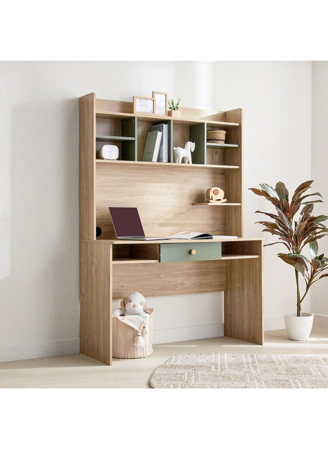 Fern Hutch Study Desk with Shelves and USB 48 x 170 x 120 cm - pzsku/ZE1D45B6CA698206470BCZ/45/_/1735803328/c4d7a3b9-c4ed-43ca-9237-ac5312325534