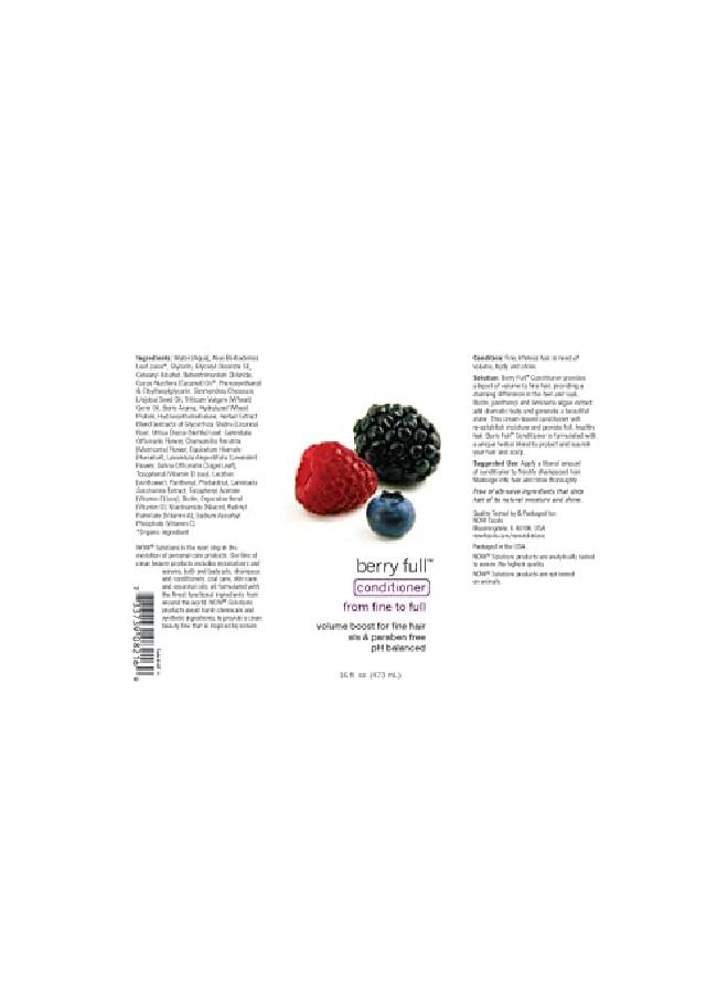 Solutions Berry Full™ Volume Boost Conditioner for Fine Hair with Biotin pH Balanced 16Ounce