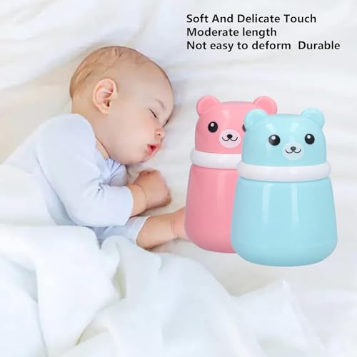 Closecret Baby Talcum Powder Puff with Case – Refillable Powder Container with Soft Puff for Babies, Toddlers & Kids – Gentle & Safe for Delicate Skin (Multicolor Any One) - Image 4