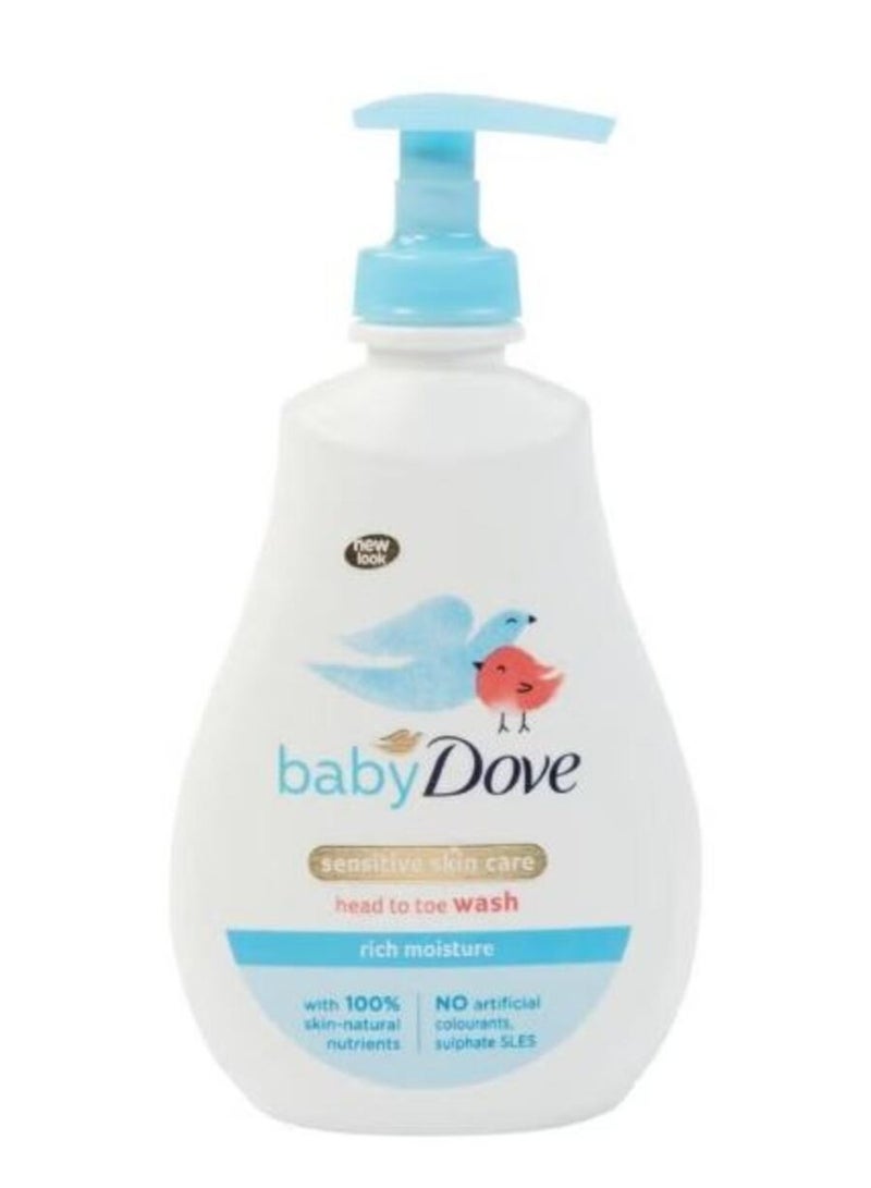 دوف غسول بيبي دوف المرطب من الرأس إلى القدمين 400 مل