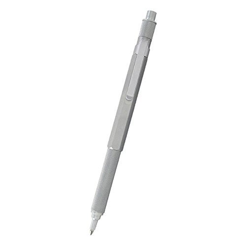 Retro 51 Hexomatic Ballpoint Silver Pen - Image 1
