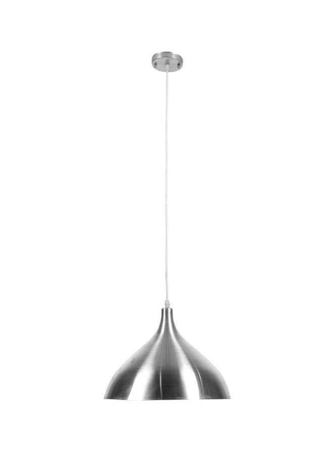 El Rawda Lighting Unbrella Ceiling Lamp - Single | modern decorative LED E27 pendant light ceiling lamp hanging | suitable for any room | Color: Chrome | Size: 70x33 cm