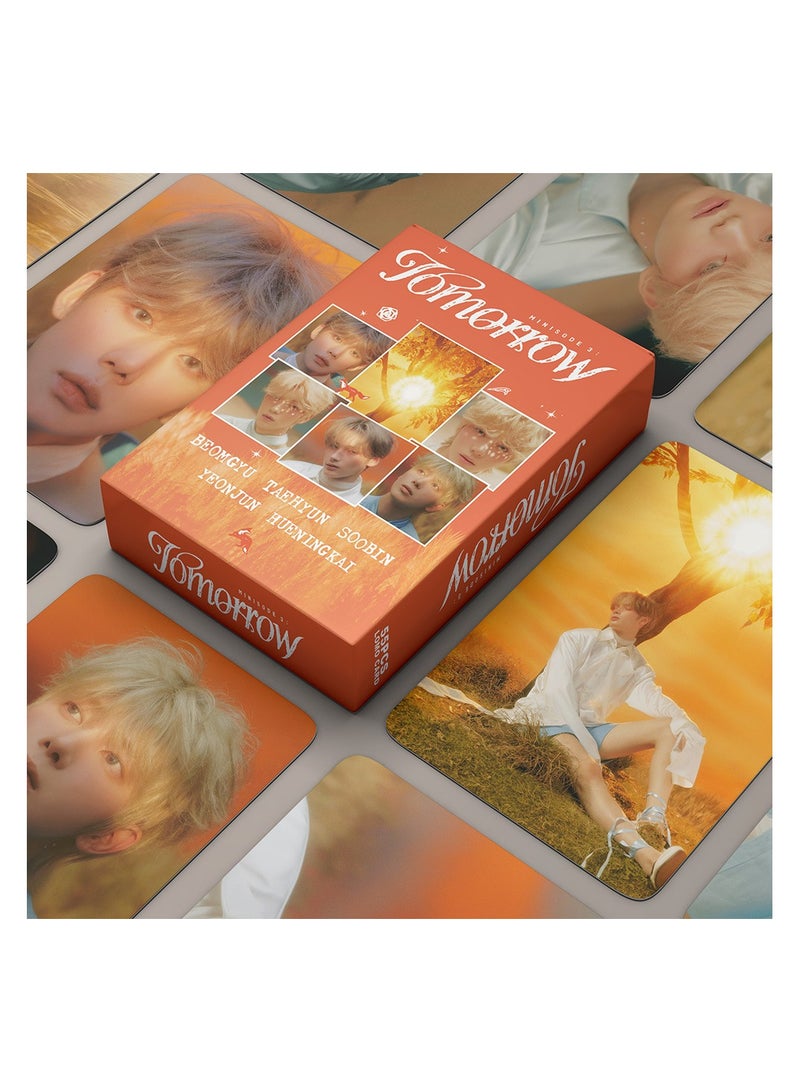 NIBEMINENT 55 Pcs Kpop TXT Minisode 3: TOMORROW Lomo Cards Card For Fans Collection Gifts - Image 2