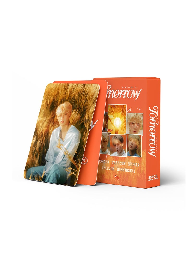 NIBEMINENT 55 Pcs Kpop TXT Minisode 3: TOMORROW Lomo Cards Card For Fans Collection Gifts - Image 3