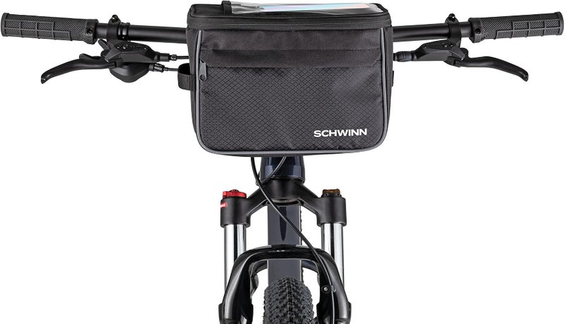 شوين حقيبة هاتف مثبتة على المقبض من Schwinn، سوداء - Image 5