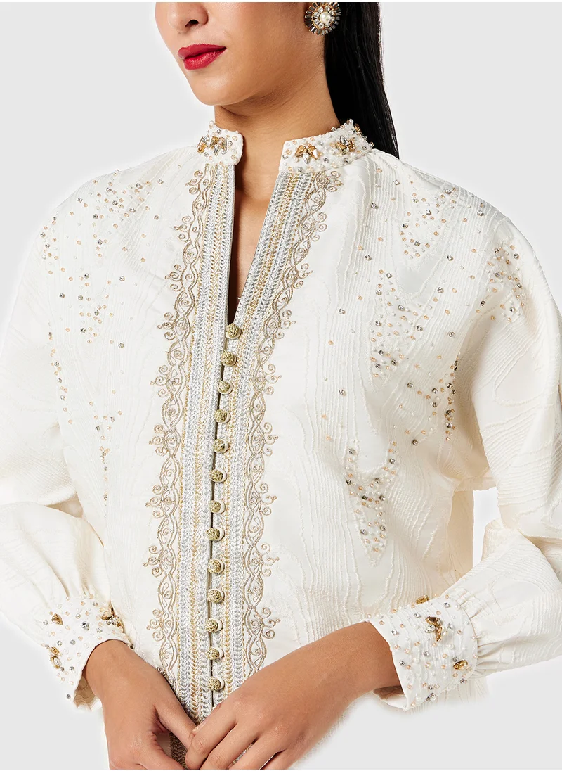 ثريدز باي اجوني Embellished Kaftan