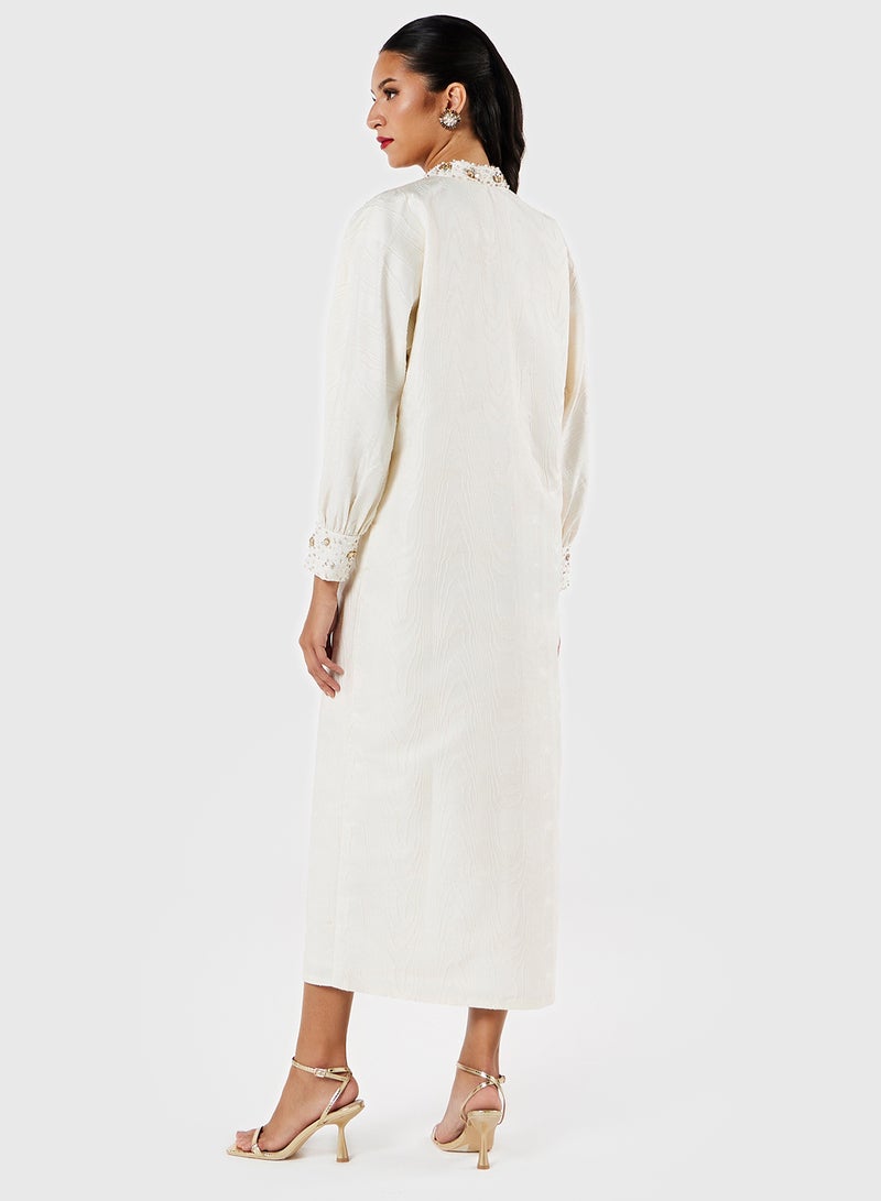 ثريدز باي اجوني كفتان مزخرف - Image 2