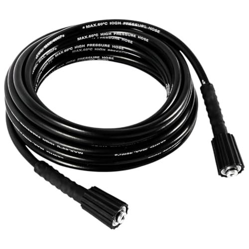 Fieldstar 8 Meter High-Pressure Washer Hose Pipe for Car Washer – Upto 5800 PS | Compatible with STARQ, VANTRO, AIMEX, SHAKTI, GAOCHENG | Heavy Duty – Black - Image 1