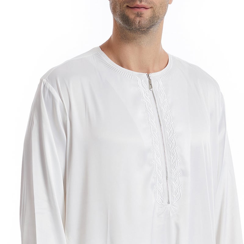 Men's Long Sleeve Cotton Blend Ethnic Kurta Casual Wear - Image 5
