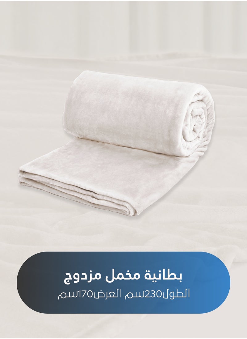 Master Home Textile Lightweight Velvet Blanket, Mora Series, 350GSM, Single Size 230 x 170 cm, Extra Soft All Season Fleece Blanket, Bed And Sofa Blanket  - Image 5