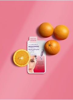 SKIN REPUBLIC Skin Republic Brightening Vitamin C Face Mask, Helps Brighten and Even Skin Tone, For a Radiant Complexion, 25ml  - Image 4