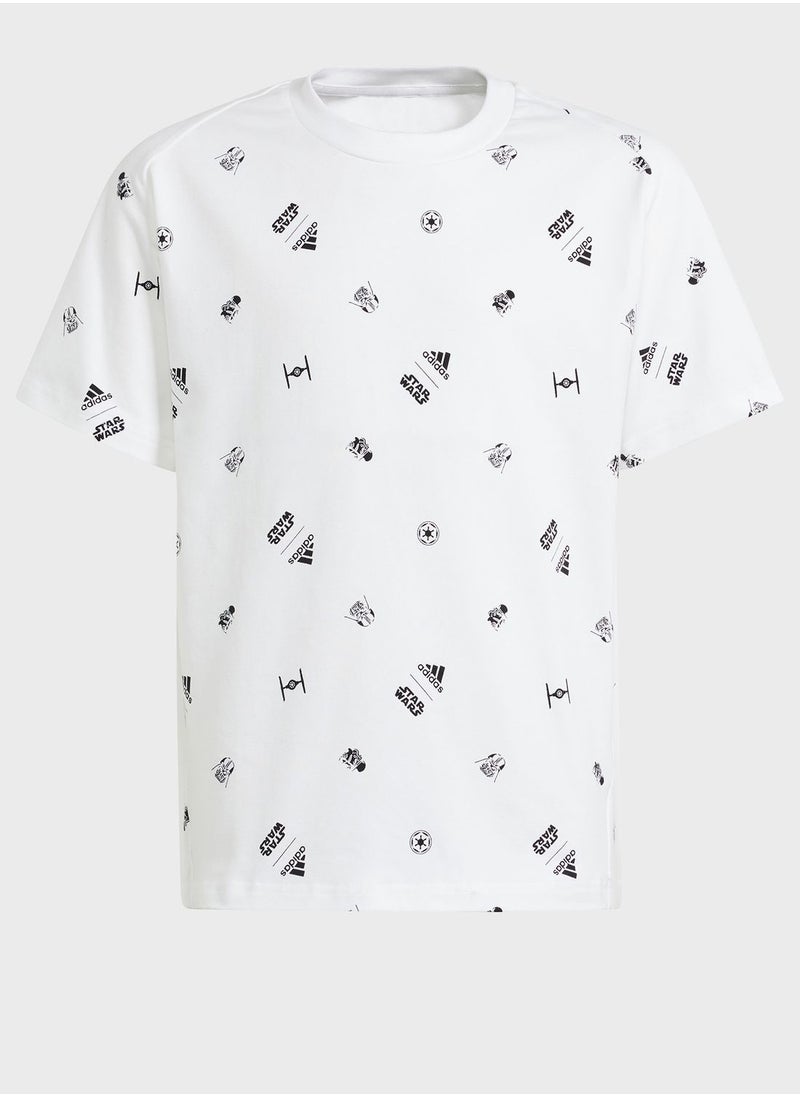 Adidas - Junior Starwars Z.N.E T-Shirt - Image 1