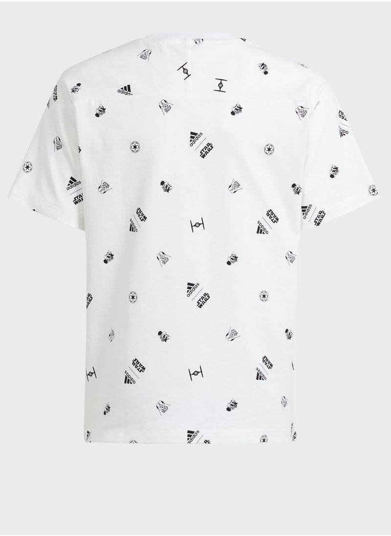 Adidas - Junior Starwars Z.N.E T-Shirt - Image 1