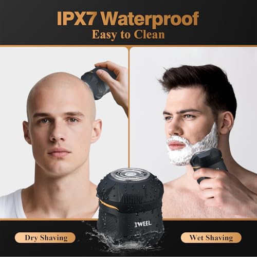 IWEEL Head Shavers for Bald Men Magnetic Electric Razor Rechargeable Head and Face Shaver for Men Beard Trimmer IPX7 Waterproof Wet/Dry Bald and Skull Shavers Cordless Grooming Kit for Travel Home - Image 5