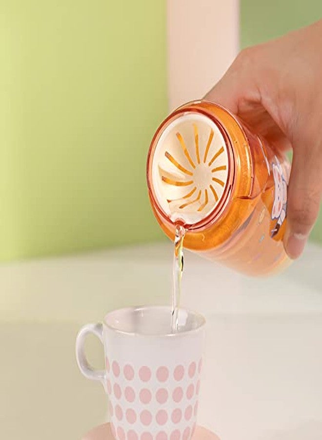 TEMSON Cartoon Water Bottle for Kids, 550 ml BPA Free Kids Water Bottle - Anti-Leak Cartoon Kids Water Bottle for Boys/Girls (FQ-3135-2) (Blue) - Image 3