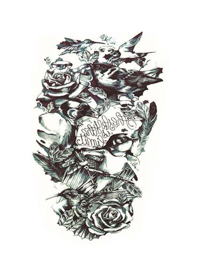 NIBEMINENT Birds Printed Sticker - Image 1