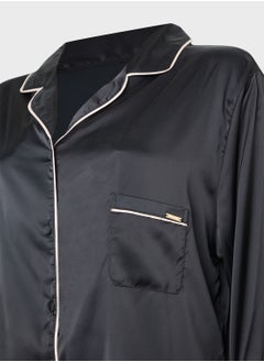 BLUEBELLA Pocket Detail Shirt & Pyjama Set  - Image 4