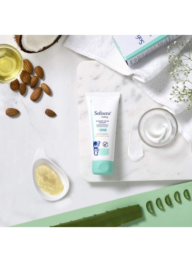 Softsens Baby Natural Diaper ; Nappy Rash Cream Enriched With Aloe Vera Juice And Shea Butter 50 G (Pack Of 3) - Image 3