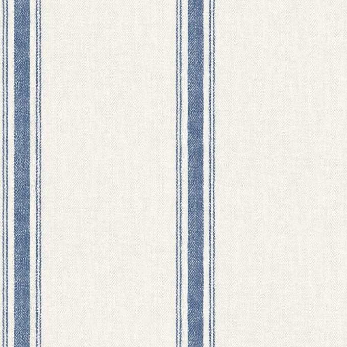 BLUE LINETTE FABRIC STRIPE WALLPAPER 311512462