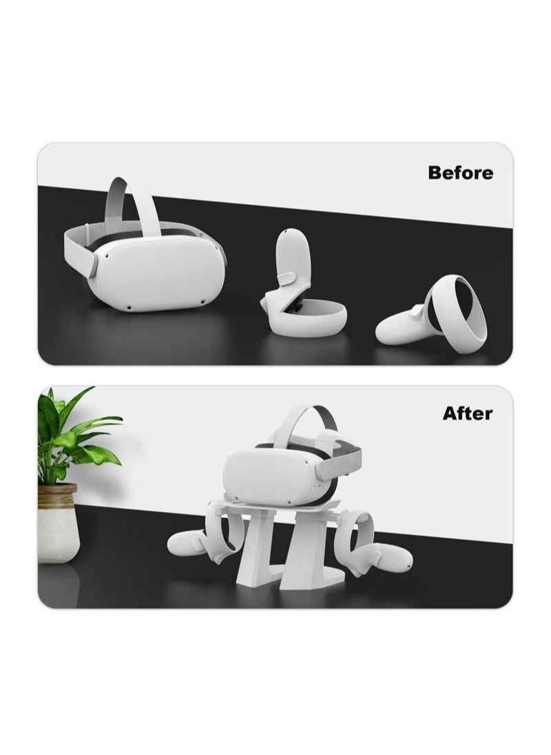 Flash Hawk - VR Headset Display Holder And Controller Mount Station For Quest 2 - Image 1