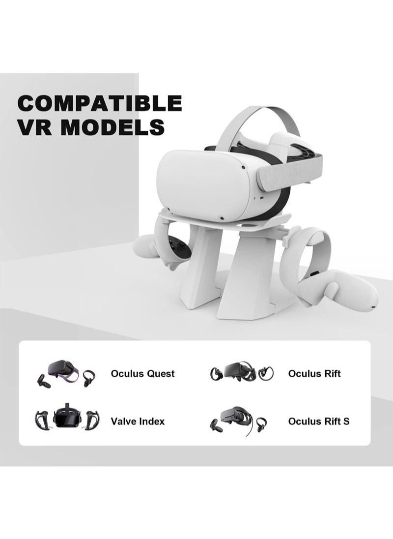 Flash Hawk - VR Headset Display Holder And Controller Mount Station For Quest 2 - Image 1