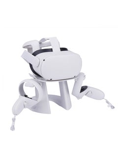 VR Headset Display Holder And Controller Mount Station For Quest 2