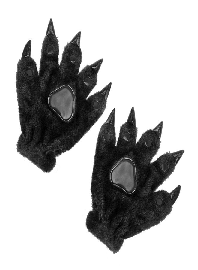 Ylucky Halloween Xmas Claw Gloves Animal Cosplay Costume Hand Warmer Mittens Bear Dinasour Cat Wolf Paw Gloves - Image 2