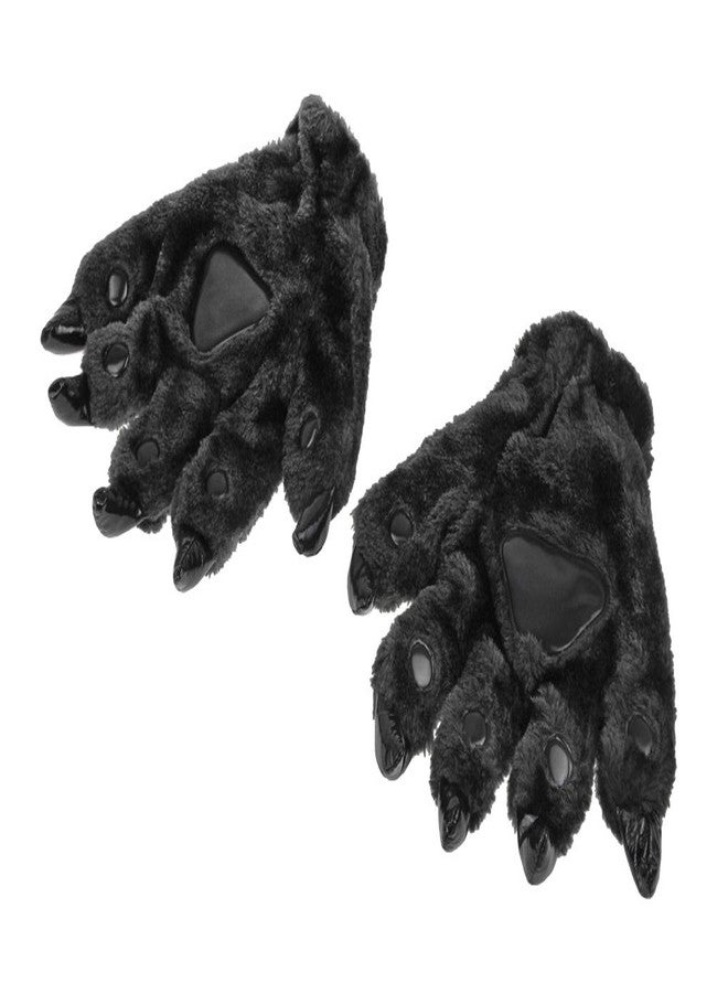 Ylucky Halloween Xmas Claw Gloves Animal Cosplay Costume Hand Warmer Mittens Bear Dinasour Cat Wolf Paw Gloves - Image 4